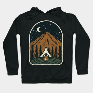 Camp Mountain Night Hoodie